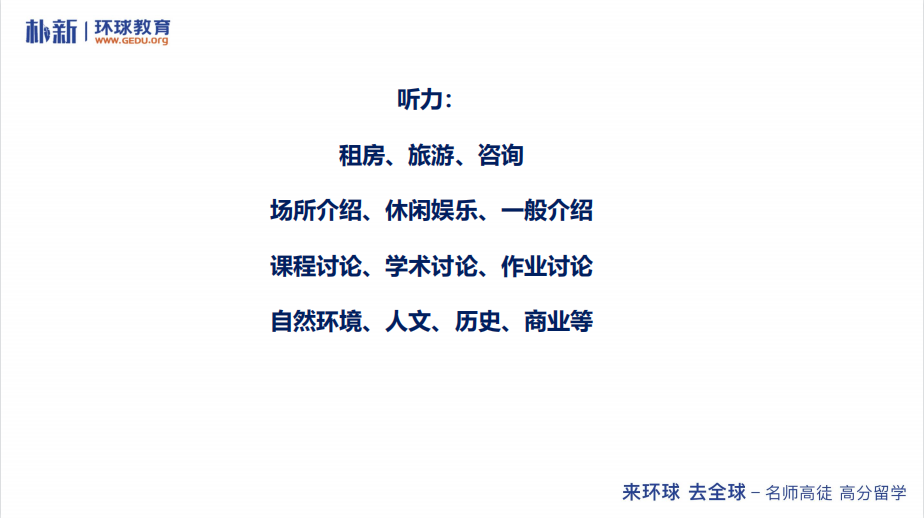 2021雅思考试备考要点——听说读写四科分析